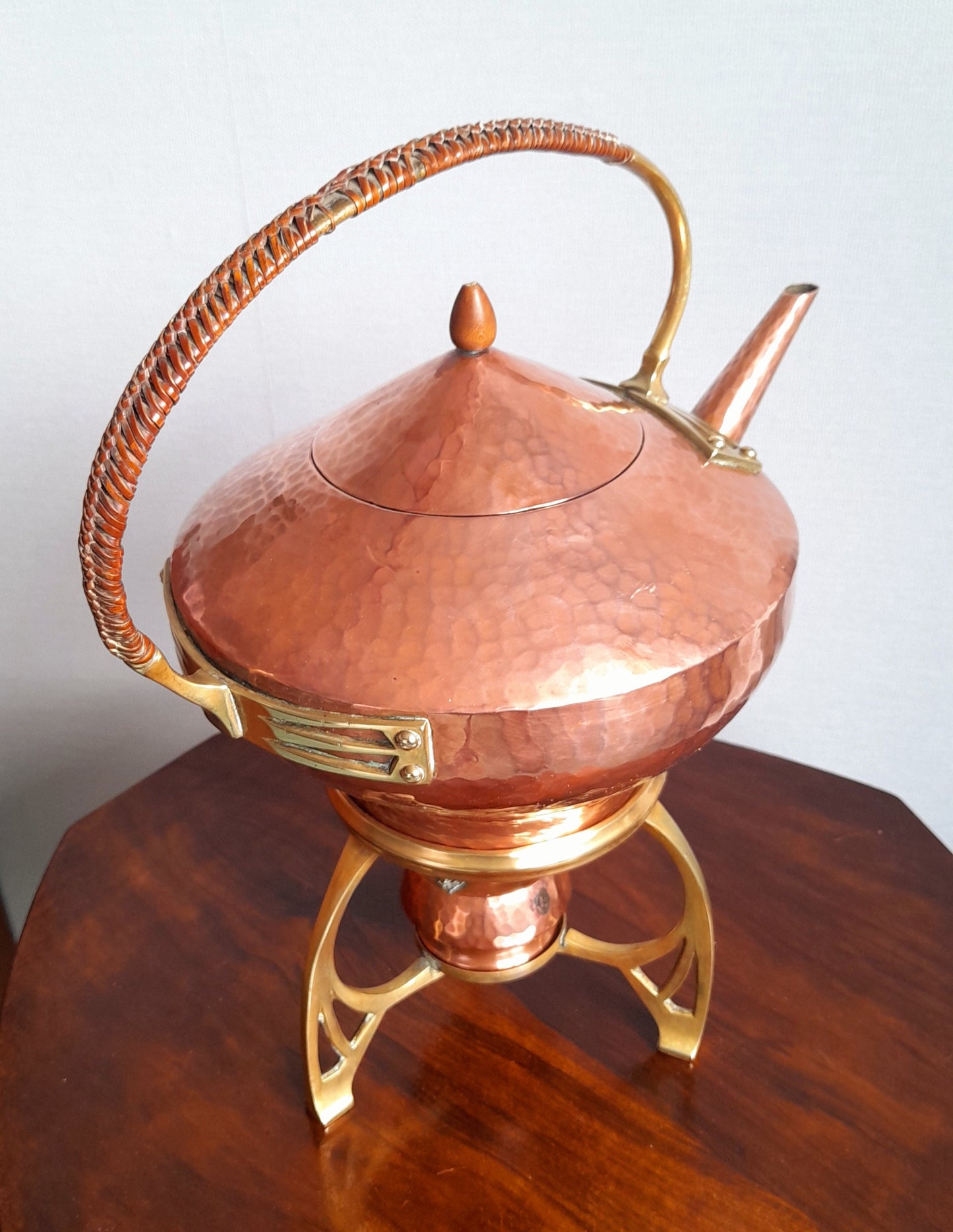 RARE Vintage Art Nouveau Copper Kettle c.1800, Arts and Crafts Copper, W.A.S BENSON, Antique Kitchenalia, Art Nouveau Teapot, William Morris