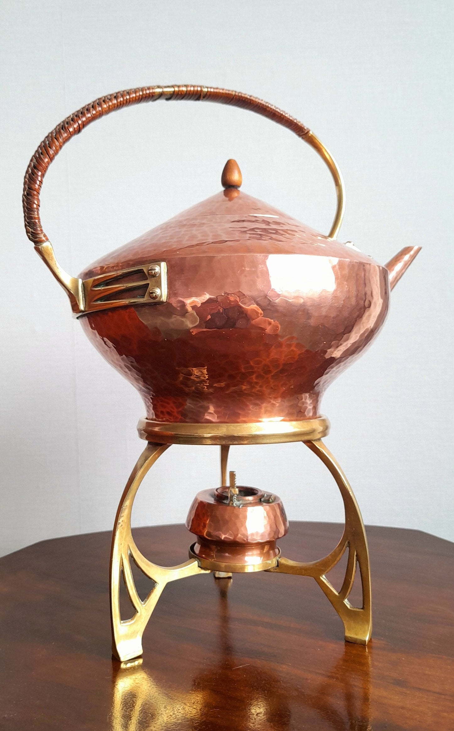 RARE Vintage Art Nouveau Copper Kettle c.1800, Arts and Crafts Copper, W.A.S BENSON, Antique Kitchenalia, Art Nouveau Teapot, William Morris