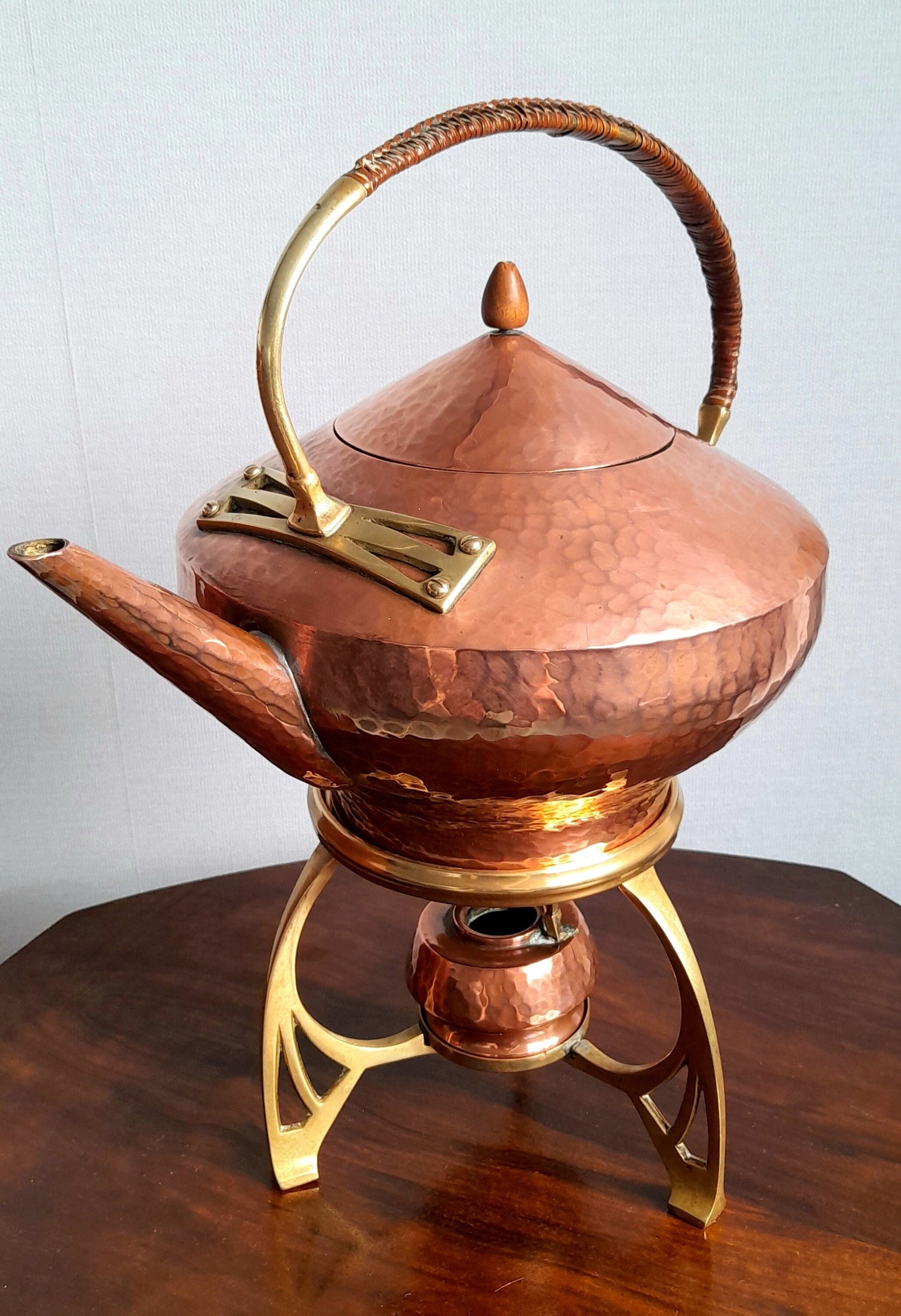 RARE Vintage Art Nouveau Copper Kettle c.1800, Arts and Crafts Copper, W.A.S BENSON, Antique Kitchenalia, Art Nouveau Teapot, William Morris
