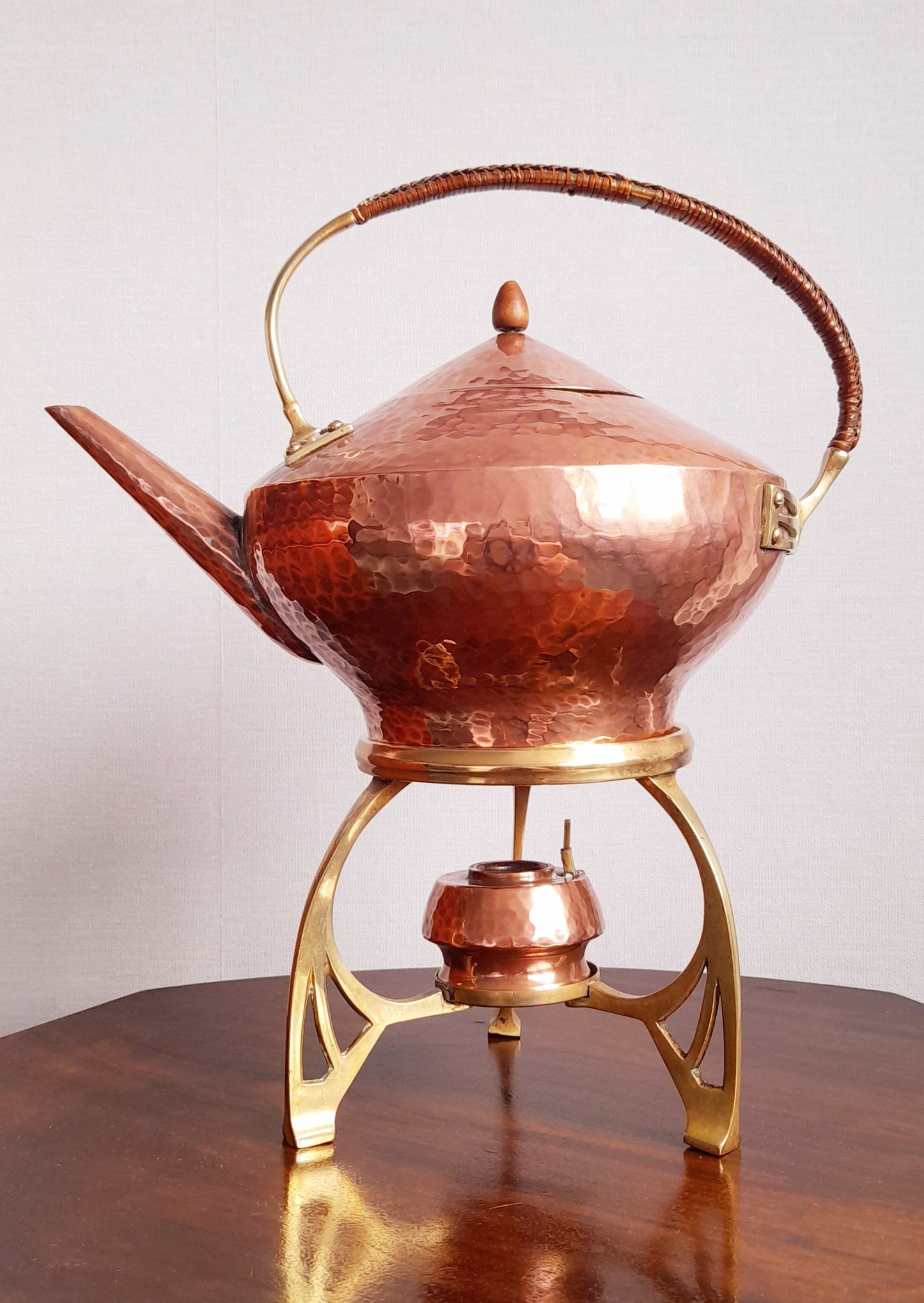 RARE Vintage Art Nouveau Copper Kettle c.1800, Arts and Crafts Copper, W.A.S BENSON, Antique Kitchenalia, Art Nouveau Teapot, William Morris