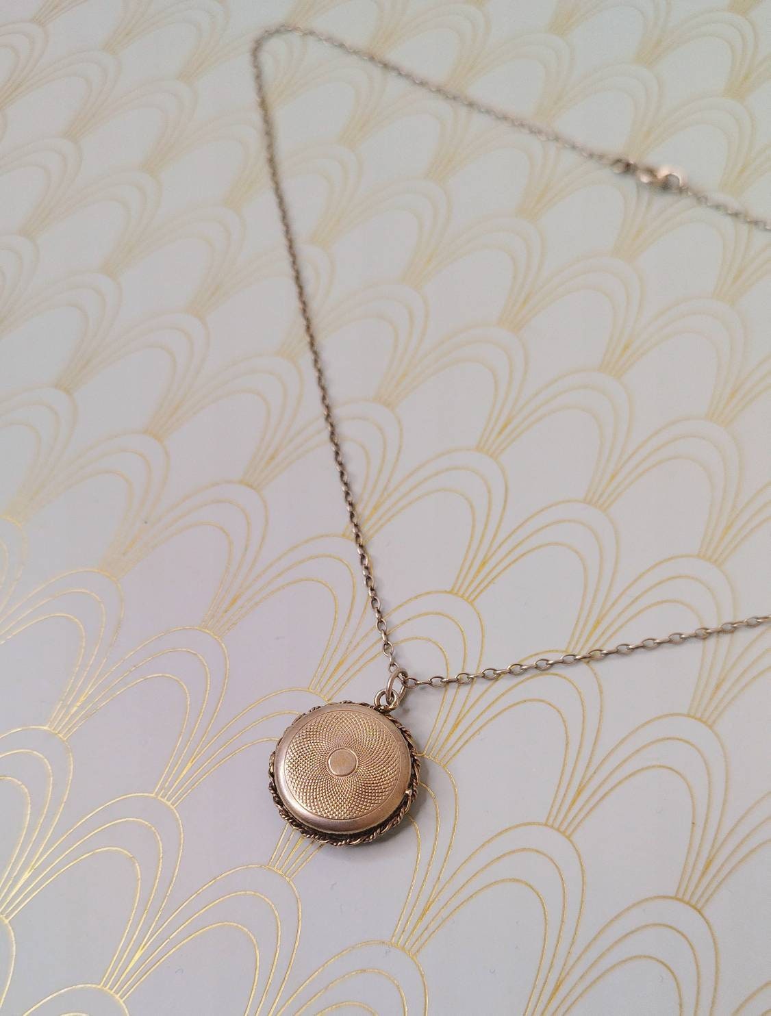 Antique French Silver Locket, Luxury Victorian Locket, Art Nouveau Necklace, Victorian Pendant, Miniature Antique Jewellery, Romantic Gift..